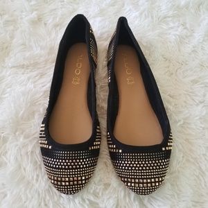 Aldo Metal Studded Flats